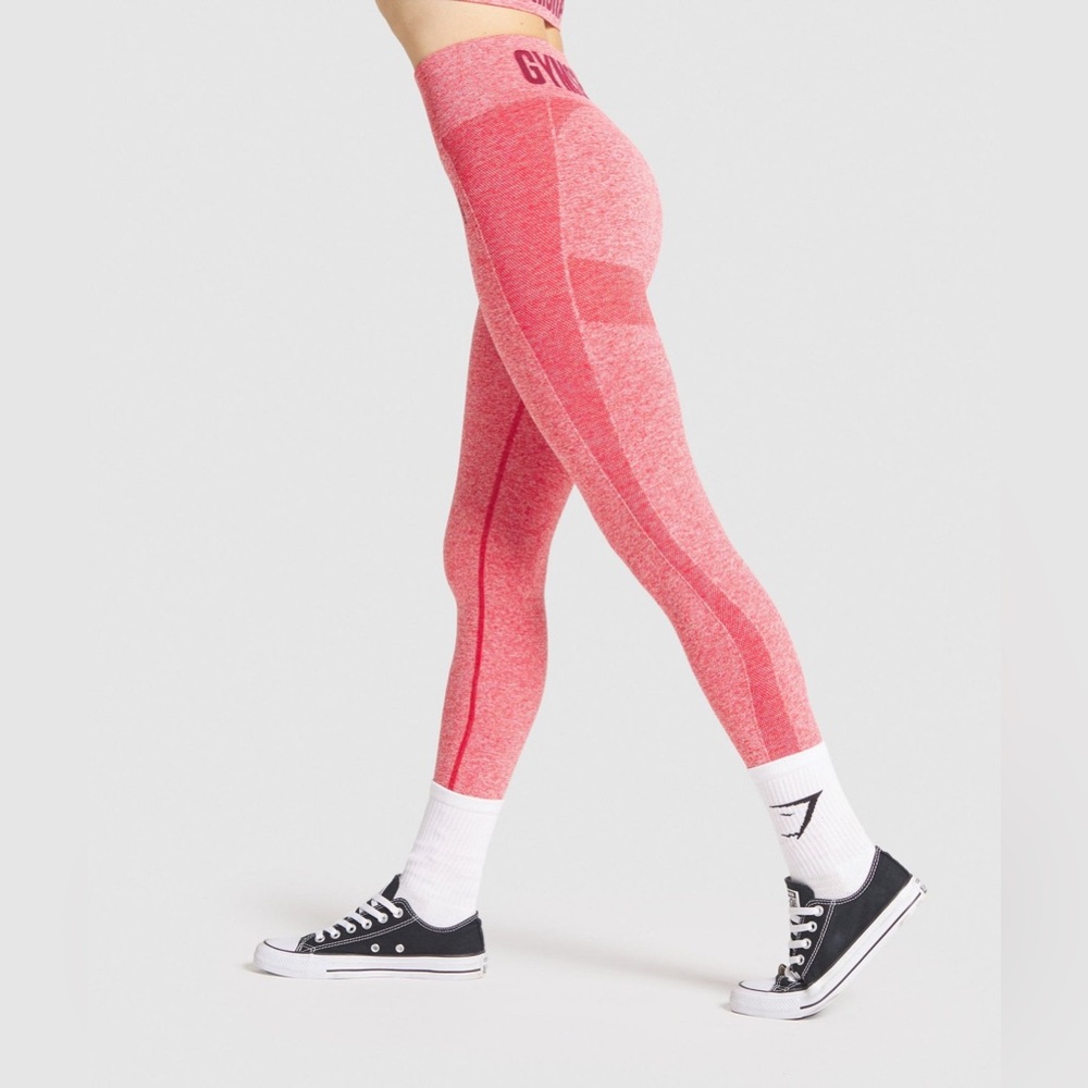 Gymshark Flex High Waisted Red Leggings Size Small